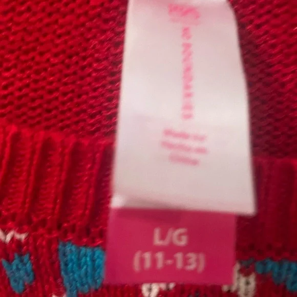 Cutest most flattering Holiday Ho Ho Ho Women’s Sweater! Like NEW! Size 11/13 - Picture 3 of 3